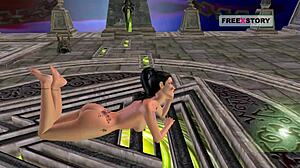 Watch this wild 3D animated cartoon porn! An Indian bhabhi strikes all those sexy positions just for you!