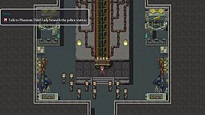 That cute girl grabs something weird from a guy's box in Detective Girl of the Steam City - part 6 😏