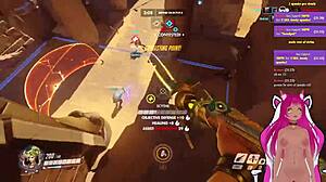 Lewdneko shares a provocative Overwatch gaming video and immediately gets punished for it
