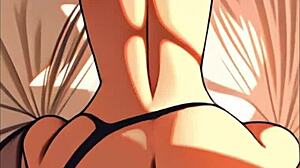 sexy woman fucked by man in anime hentai ai