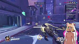 OverwatchadultgameplaybyVtuberLewdnekoandspankinginanimatedseries