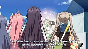 Here is Yuri romance and Yuri fan art in one animated movie