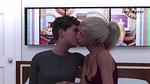 Watch the erotic visual novel and 3D cartoon game with Lindsey