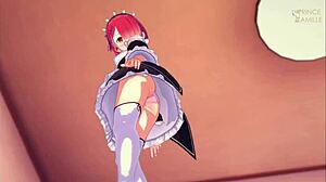 Loving Ram Rides in Romantic Re Zero Atmosphere