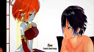 hg champion of realms p6 meeting the hellhound girl with creampie