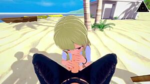Marin Kitagawa’s simple toy play becomes XXX anime going naked