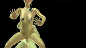 animated 3d video of indian girl banged doggystyle by japanese man with a steamy blowjob