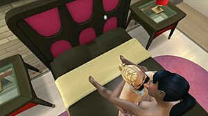 Thorne Bailey and Octavia Moon passionately fuck in 3D cartoon hentai under the moon