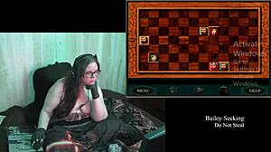 she uncovers the naked secret in the old clock part 1