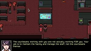 Wow, this tutorial drags on forever in Memoirs of a Battle Brothel episode 2 with big tits