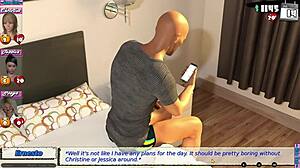 Babysitter 05: Watching animated anime and cartoon videos and playing at yacht party