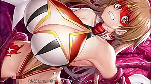 English subtitled video showing scene 83 from the potentially embarrassing Taimanin RPGx