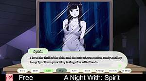Ever spent a night with a spirit in an erotic anime roleplay game? It's wild!
