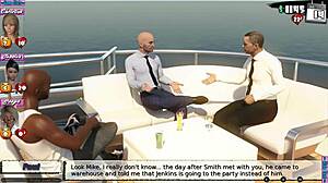 Babysitter 05: Watching animated anime and cartoon videos and playing at yacht party