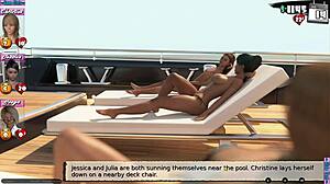 Babysitter Episode in 3D Game Featuring Yacht Party Adventure