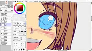 Hentai art lesson: Shading and flats in cartoon style