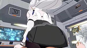 Deep space eye contrasts with Geng Chen in female on top riding. This 3D doujin animation surprises with five-piece clothes set.