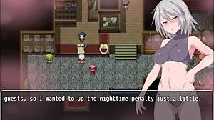 Outdoor humiliation for the beautiful Grace in Labyrinth Town