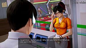 Walkthrough of the adult animated game The Academy 225