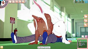 I feel the bunny with curves reaching her peak in the anime game.