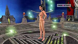 3D animated Indian teen girl in sexy positions in cartoon porn video