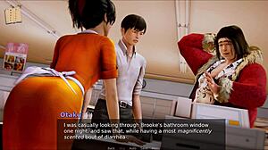 Walkthrough of the adult animated game The Academy 225