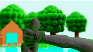 黏土動畫妹自慰手淫高潮