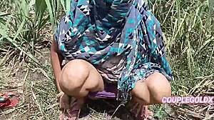 Komal, why pee in the field? Owner took you home