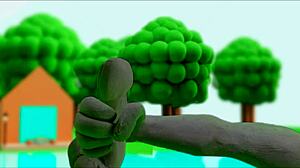 黏土動畫妹自慰手淫高潮