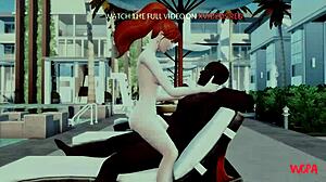 3D animated anime with hot wife who loves to fuck