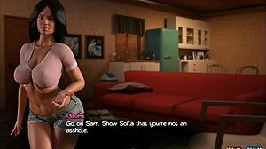 3D cartoon featuring Treasure of Nadia with erotic twists