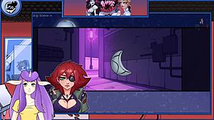 Vampires fall in love in this cartoon-style porn video