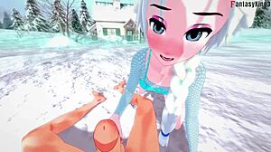 elsa sucking hard and banging in frozen fantasy full scene by fantasyking3