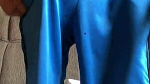 Solo pleasure: big dick and cum explosion
