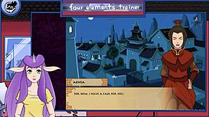 Feeling Aroused by Small Tits in Avatar Trainer!