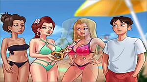 summer time saga uncensored part 36 beach fun