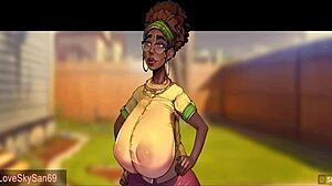 Yo, Taffy Tales V0.95.7 Ebony Goddess Sex is Fire in Part 81!