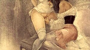 those vintage erotic drawings from back in the day