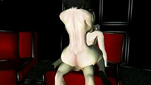 Animated Model Katsumiamane Engages in Intense Hardcore Hentai Scenes