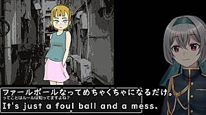 Small Tits Crossdressing Woman in Baseball Battles