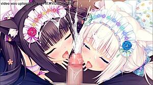 Cartoon porn with cats and other animals called Nekopara