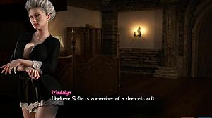 The secret of Sofia in 3D cartoon and anime