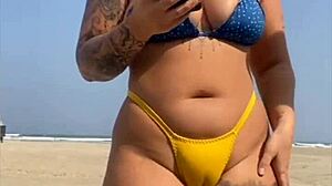 Grabbed his dick, let him touch my pussy, wanna join us?