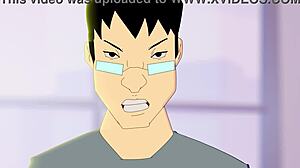 Animated porn with anime style called “The magic mouse”