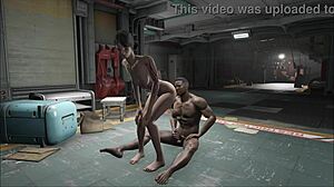 Ever wondered how Fallout 4 turns into a steamy fuckfest scene?