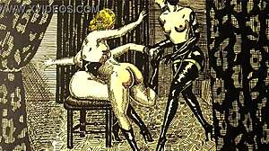 Vintage Erotic Drawings with Retro Charm