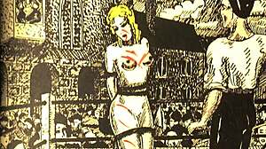 Cartoon drawings with an erotic twist from the past