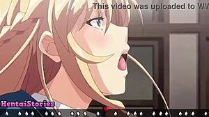mika's first blowjob ends with facial in 3d hentai gameplay
