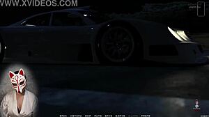 Anime porn game with visual novel style gameplay and big boobs