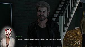 Anime porn game with visual novel style gameplay and big boobs
